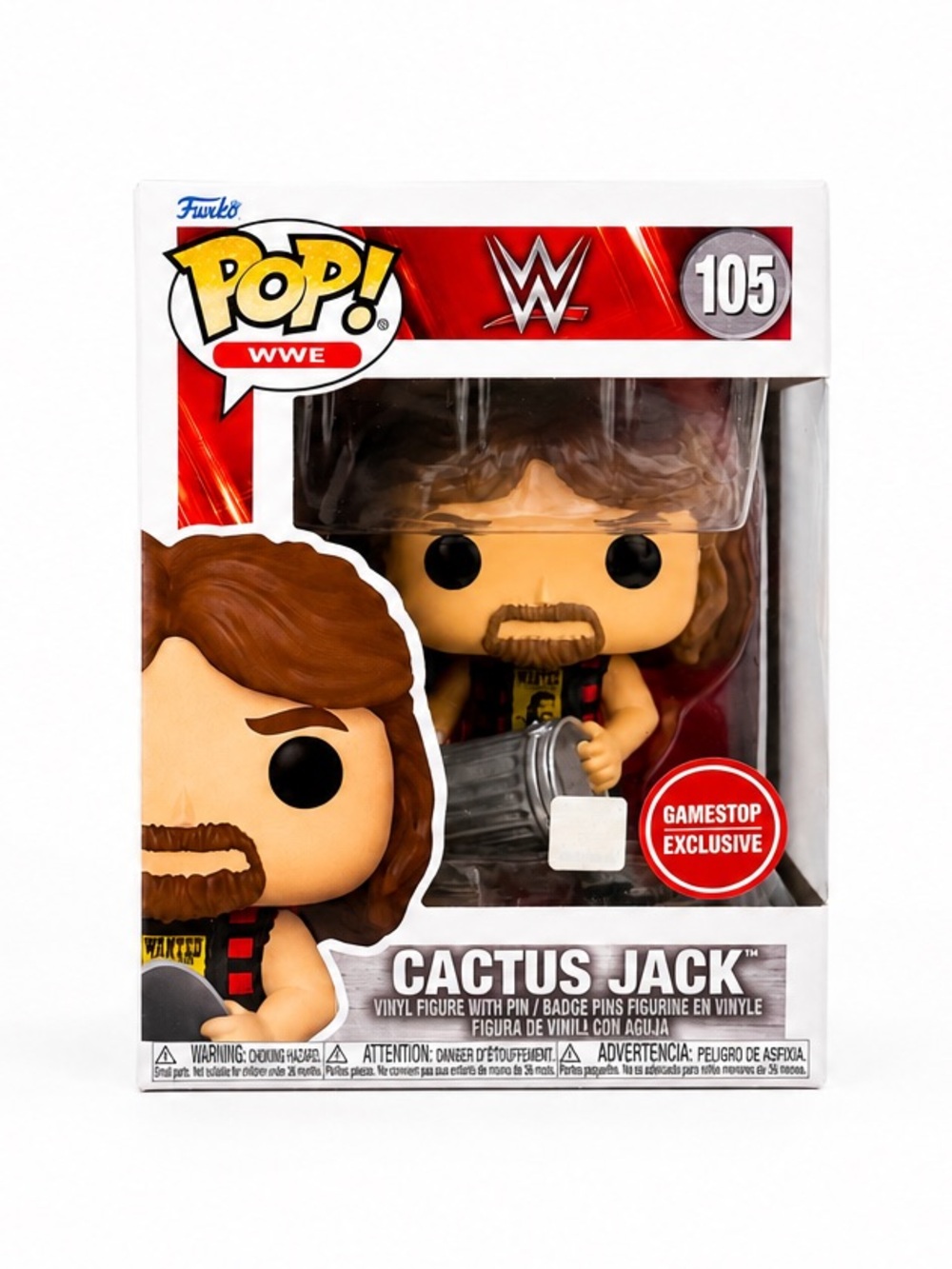 Funko Pop! WWE Cactus Jack #105 GameStop Exclusive NWT